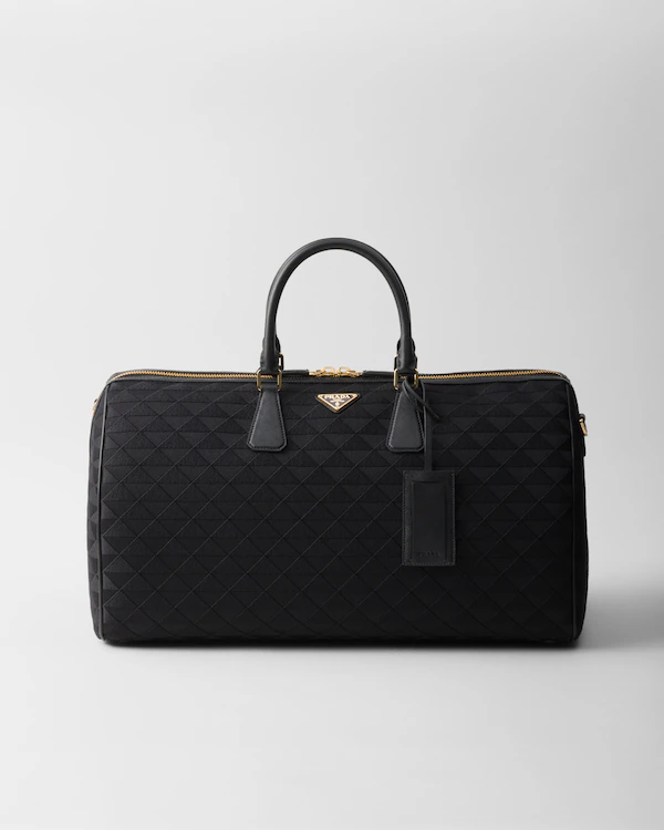Gestickter Stoff-Duffelbag