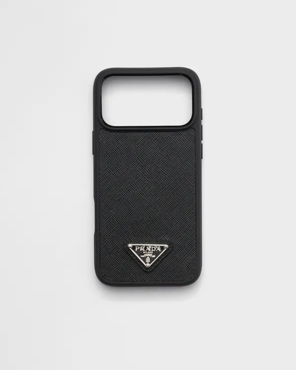 Saffiano-Lederhülle für iPhone 17 Pro Max