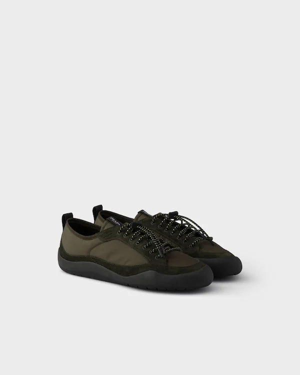 Speedrock Sneakers aus Re-Nylon und Wildleder