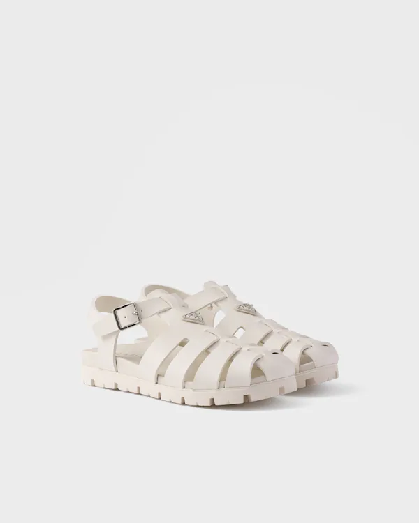 Gummifischer-Sandalen