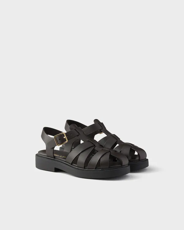 Lederfischersandalen