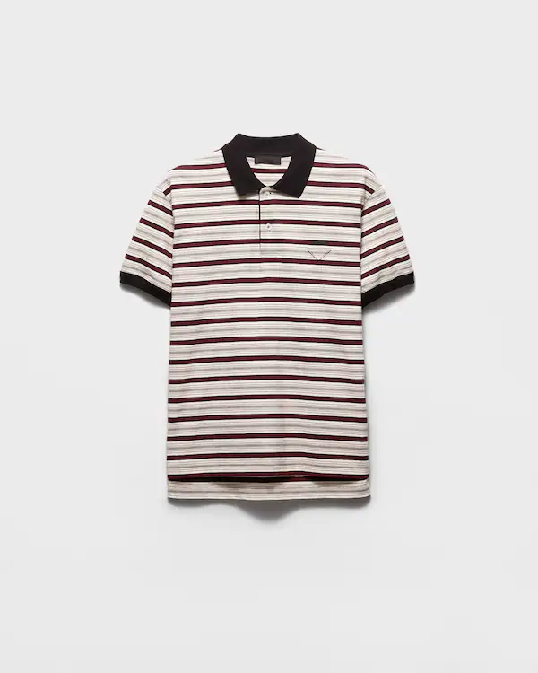 Cotton-Polo-Shirt mit kurzen Ärmeln