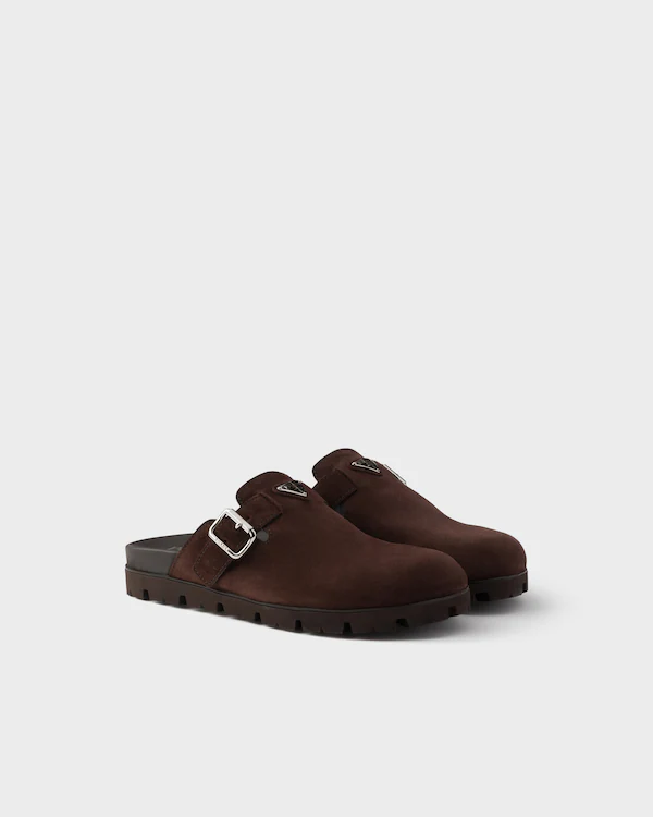Suede-Mules