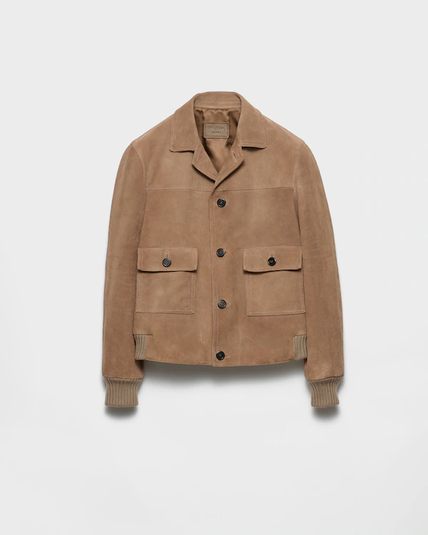Suede-Bomberjacke