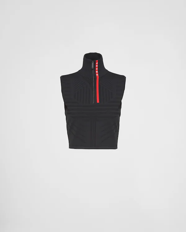Tech Rec Re-Nylon Piqué Top ohne Ärmel