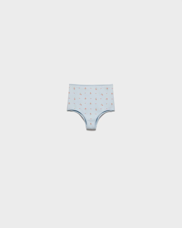 Blumendruck elastische Baumwollslips