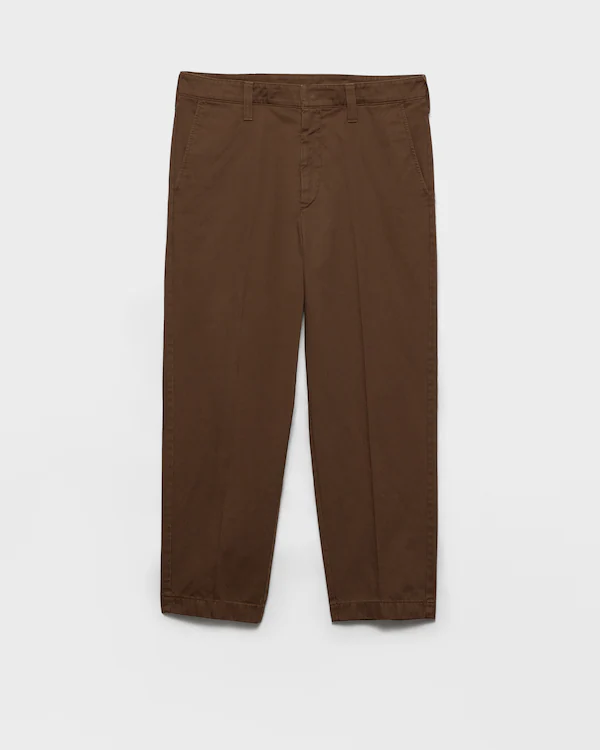 Hosen aus Baumwollgabardine