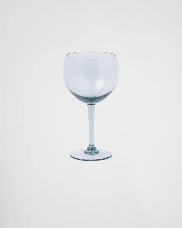 Set aus zwei Kristallweingläsern - New York