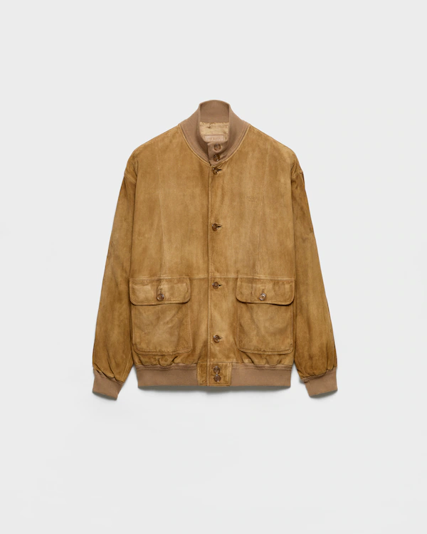Blouson-Jacke aus Wildleder