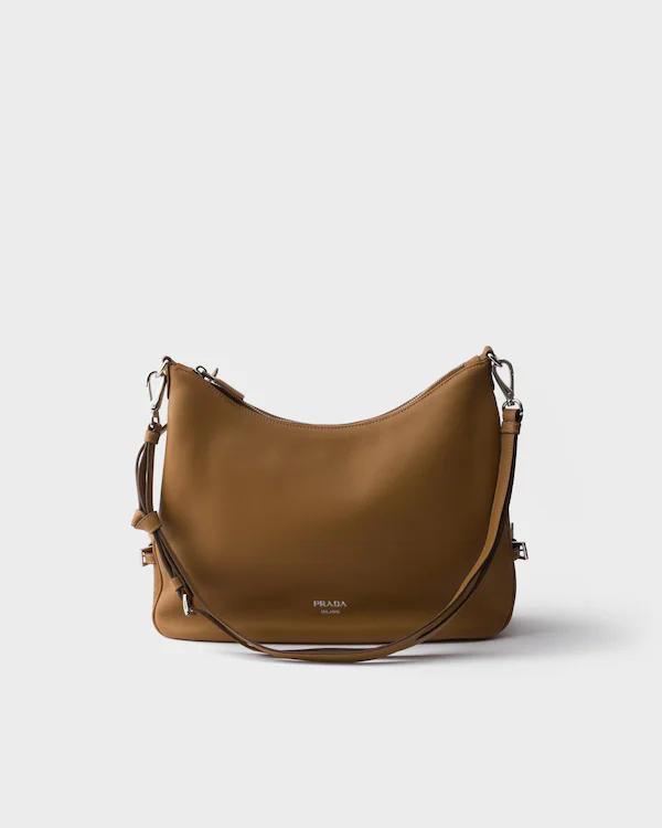Prada große Lederschultertasche