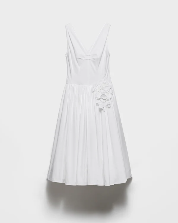 Kleid aus Baumwollpopeline