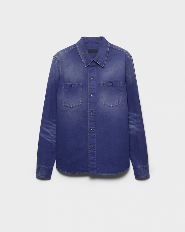 Baumwoll-Twill-Hemd