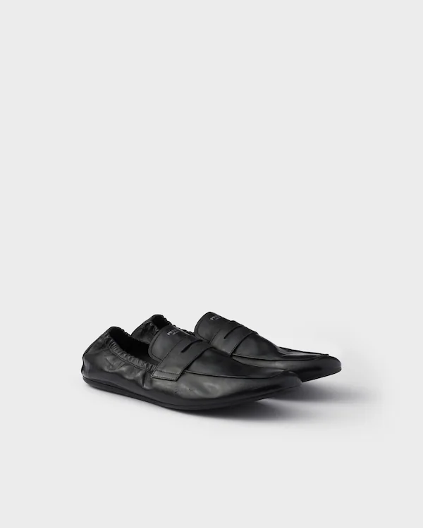 Shuffle antiquierte Leder-Loafer