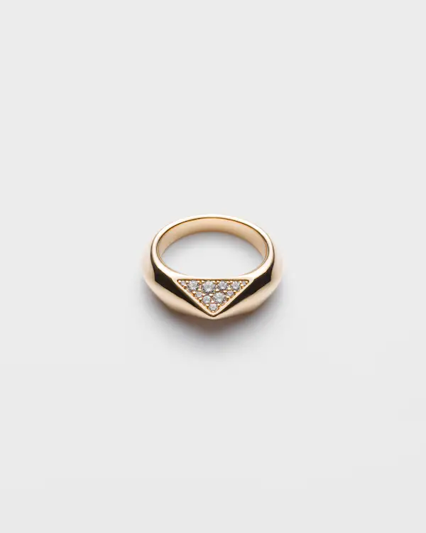 Eternal Gold Ring aus Gelbgold und Diamanten